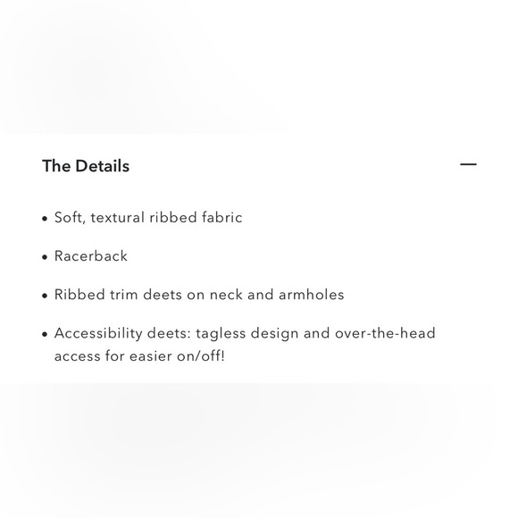 New Aerie Easy Does It Gray Ribbed Razorback Tank Top - Picture 5 of 9